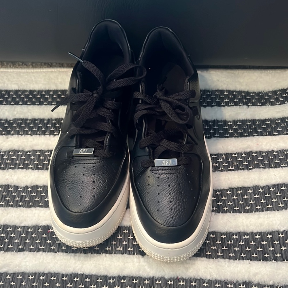 Nike Air Force One Sage Low Black size 10 women’s